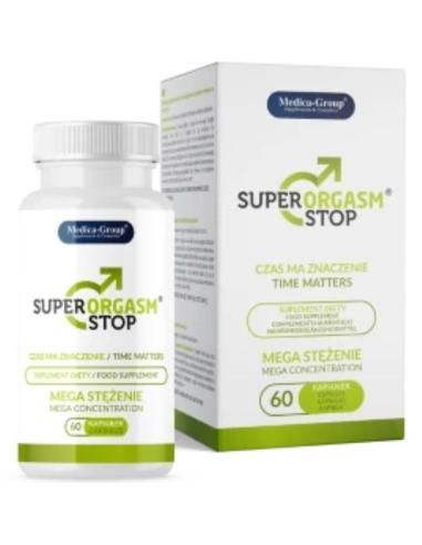 Super orgasm stop – cápsulas naturales para el control de la eyaculación y mayor resistencia sexual