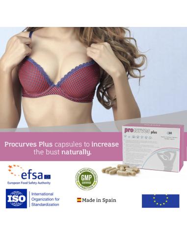 Procurves plus – complemento alimenticio para aumentar el pecho de forma natural