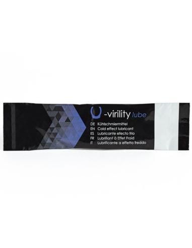 500 cosmetics - u-virility lube lubricante efecto frio 10 x 5 ml