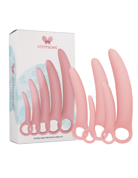 Intimichic - set 5 piezas dilatador silicona