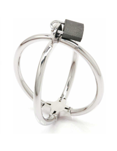 Metal hard - criss cross esposa restricciones de acero inox