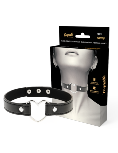 Coquette chic desire - collar cuero vegano accesorio woman corazÓn