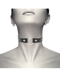 Coquette chic desire - collar cuero vegano accesorio woman corazÓn 2