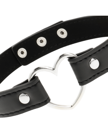 Coquette chic desire - collar cuero vegano accesorio woman corazÓn