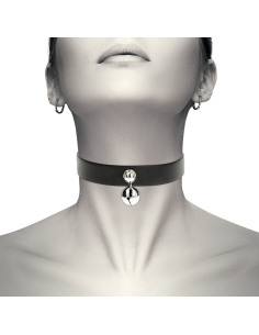 Coquette chic desire - collar cuero vegano accesorio woman cascabel 2