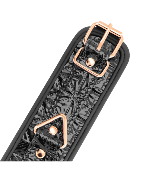 Begme - black edition esposas para tobillos con forro de neopreno