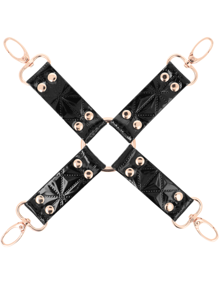 Begme - black edition hog tie cuero vegano