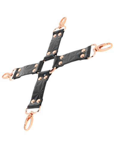Begme - black edition hog tie cuero vegano