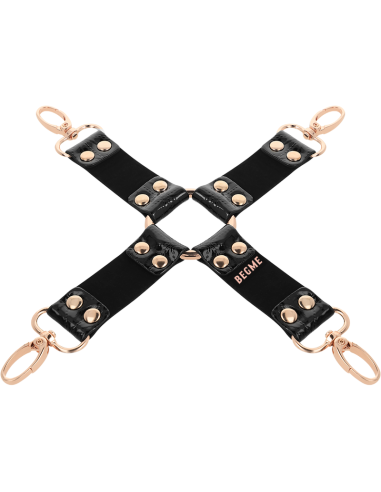 Begme - black edition hog tie cuero vegano