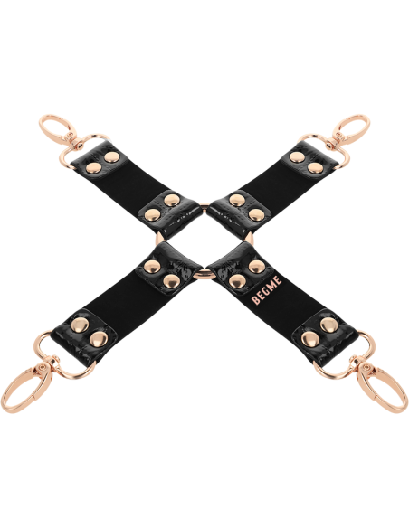 Begme - black edition hog tie cuero vegano