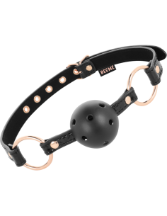 Begme - black edition mordaza cuero vegano