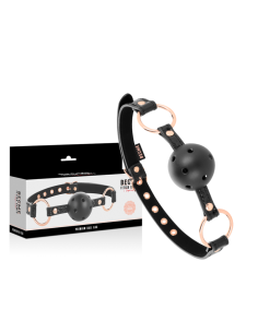 Begme - black edition mordaza cuero vegano 2