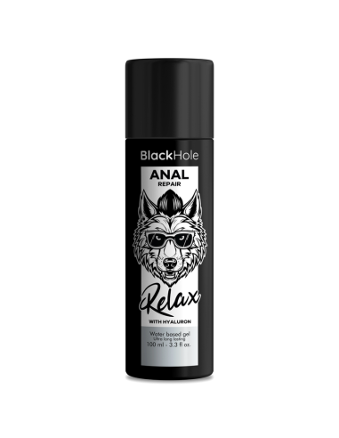 Black hole - anal repair base agua relax con hyaluron 100 ml
