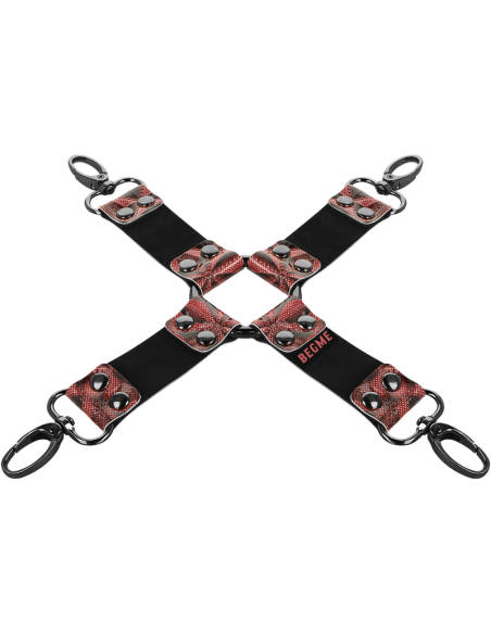 Begme - red edition hog tie cuero vegano
