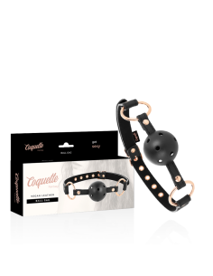 Coquette chic desire - fantasy mordaza transpirable cuero vegano