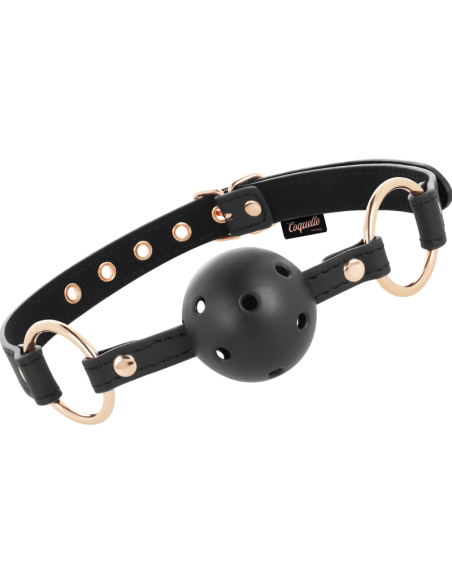 Coquette chic desire - fantasy mordaza transpirable cuero vegano