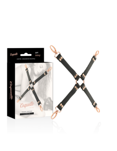 Coquette chic desire - fantasy hog tie cuero vegano