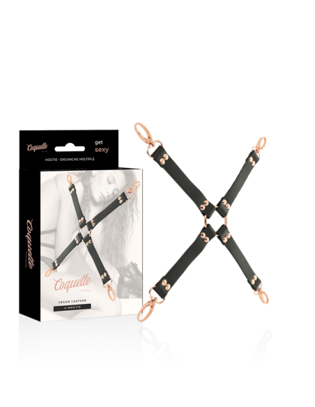 Coquette chic desire - fantasy hog tie cuero vegano