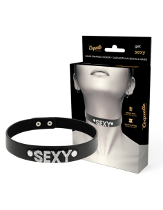 Coquette chic desire - choker cuero vegano sexy