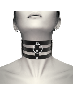 Coquette chic desire - choker cuero vegano estilo fetish 2