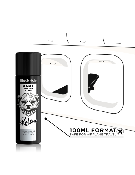 Black hole - anal relaxing con jojoba base silicona 100 ml