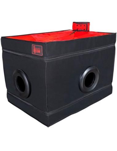 Secret dome - kink club la niche cabina negro & rojo