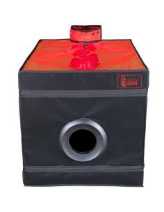 Secret dome - kink club la niche cabina negro & rojo 2