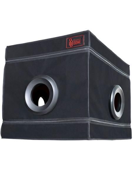 Secret dome - kink club la niche cabina negro & rojo