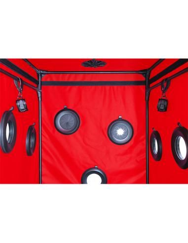 Secret dome - kink club cabina scandale negro & rojo