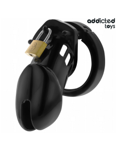 Addicted toys locked - obsidian hold jaula para pene talla m 2