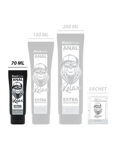 Black hole - gel base agua dilataciÓn anal 70 ml