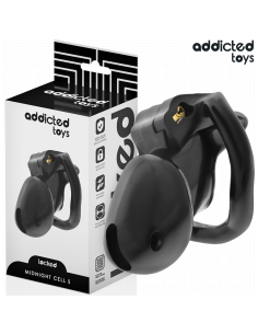 Addicted toys locked - mindnight cell jaula para pene talla s