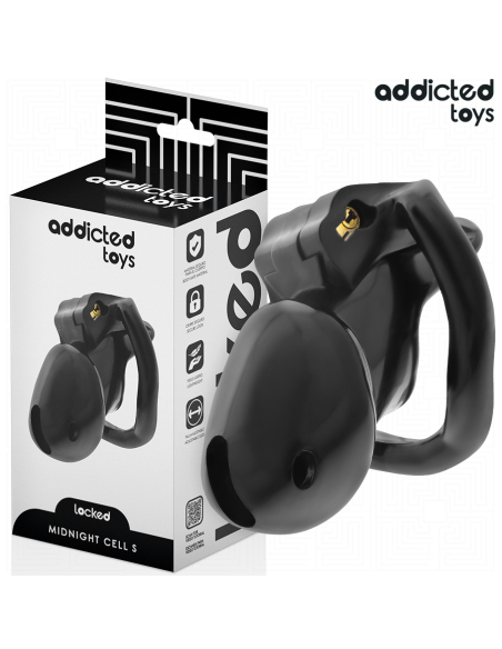 Addicted toys locked - mindnight cell jaula para pene talla s