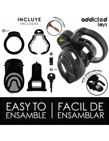 Addicted toys locked - eternal lock jaula para pene 9 cm