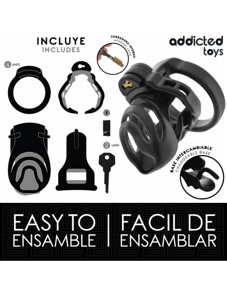Addicted toys locked - eternal lock jaula para pene 9 cm