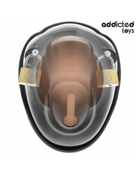 Addicted toys locked - keyless restraint jaula para pene 11,5 cm