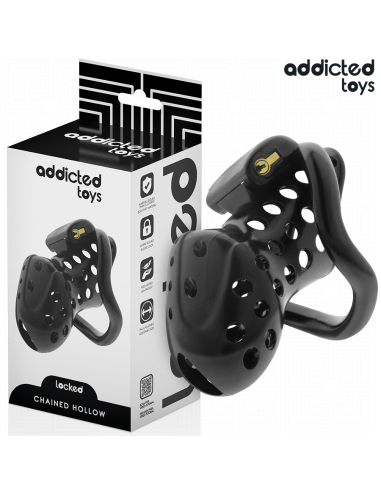 Addicted toys locked - chained hollow jaula para pene 10,5 cm