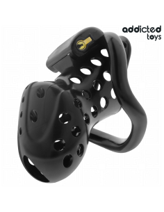 Addicted toys locked - chained hollow jaula para pene 10,5 cm 2