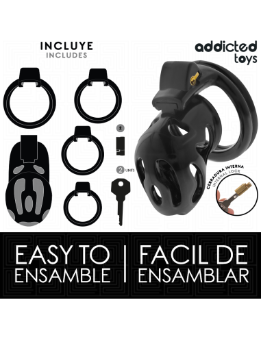 Addicted toys locked - sealed crypt jaula para pene 8 cm