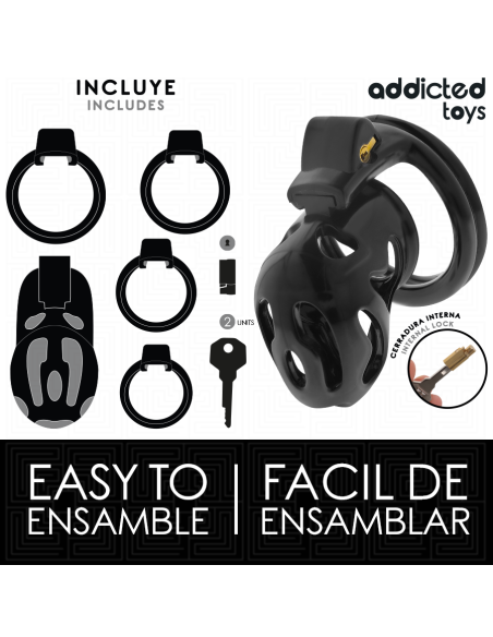 Addicted toys locked - sealed crypt jaula para pene 8 cm