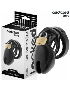 Addicted toys locked - obsidian hold jaula para pene talla s