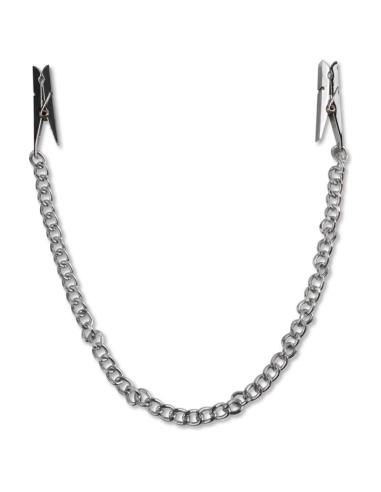 Fetish fantasy series - series cadena para pezones plata