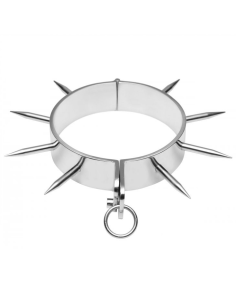 Metal hard - collar esclavo bdsm con puntas