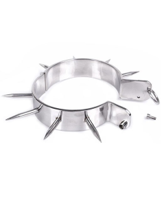 Metal hard - collar esclavo bdsm con puntas 2