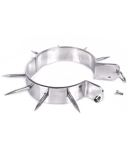 Metal hard - collar esclavo bdsm con puntas