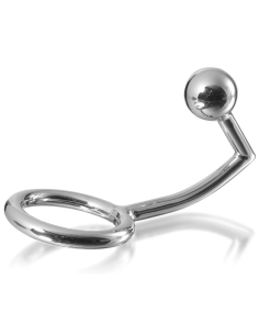 Metal hard - cock ring anillo con gancho intruder anal 40mm