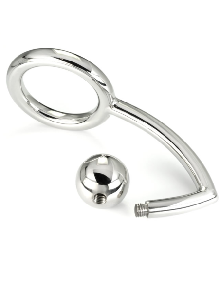 Metal hard - cock ring anillo con gancho intruder anal 45mm