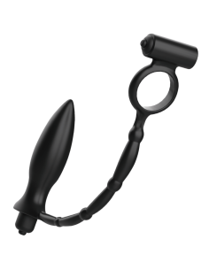 Addicted toys - plug anal con anillo vibrador