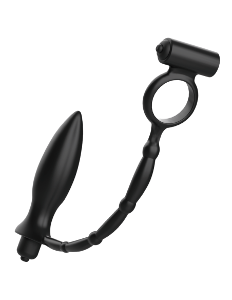 Addicted toys - plug anal con anillo vibrador