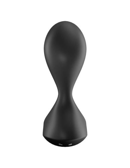Satisfyer - sweet seal plug vibrador app negro